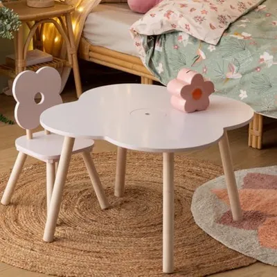 Produktbild von Atmosphera – Kindertisch Ally in Rosa, 51x51x40cm