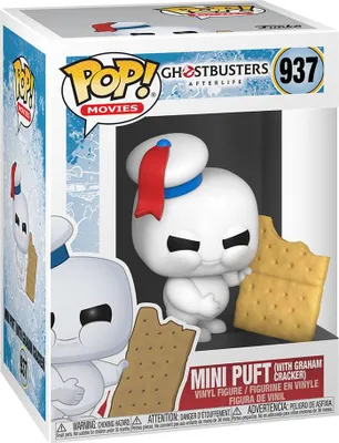 Immagine prodotto di Ghostbusters Afterlife - Mini Puft (con Graham Cracker) 937 - Funko Pop! - Figurina in vinile