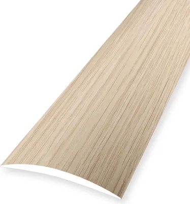 Produktbild von Übergangsschiene 5 x 40 x 2700 mm Übergangsprofil Übergangsleiste Aluminium eloxiert Glatt Selbstklebend Eiche weiß gekalkt Küberit