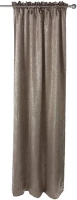 Produktbild von Azomor® Elegantes Verdunkelungsgardine mit Faltenband in Beige und Silber