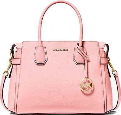 Produktbild von Michael Kors Handtasche Bag Mercer Belted MD Satchel Powder Blush Rosa Umhängetasche