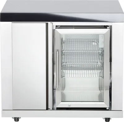 Produktbild von Modul 6 - Schrank (3 Regalfächer) mit Einzelkühlschrank