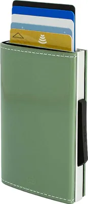 Produktbild von Ögon Cascade Wallet Kartenetui RFID-safe Glossy Lichen
