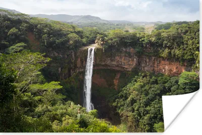 Produktbild von MuchoWow® Poster Tropisch - Wasserfall - Regenwald 30x20 cm - Plakate - Print