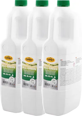 Produktbild von 6 Liter Camp4 All Green Öko Toilettenflüssigkeit für Chemietoiletten Abwassertank Sanitärflüssigkeit