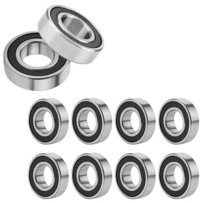 10x Rillenkugellager 6003-2RS, 35x17x10 mm, gummiabgedichtet