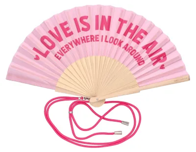 Produktbild von Fififan, Fächer, 23cm, Motiv: Love is in the Air,
