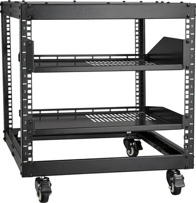 Produktbild von 9U Server Rack Open Frame Netzwerkschrank Netzwerkgehäuse 584,2-1016mm