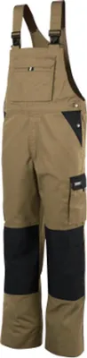 Produktbild von DASSY Latzhose VERSAILLES Gr. 52 STANDARD  kahki/schwarz