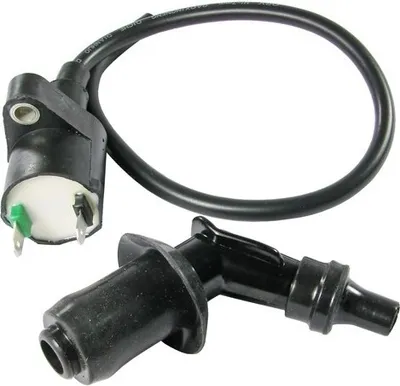 Produktbild von GY6 Zündspule mit Zündkabel und Zündkerzenstecker kompatibel mit alle Chinaroller