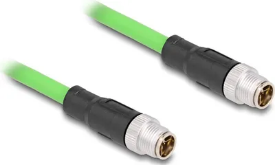 Immagine prodotto di DELOCK M12 Kabel X-kodiert 8 Pin St. zu St. PUR(TPU) 1 m