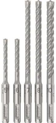 Produktbild von PRO SDS plus-5X Hammerbohrer-Set, 5.5/6/7/8/10 mm, 5-tlg.