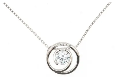 Produktbild von Miamar 21.2053 Damen Collier Silber Weiß 45 cm