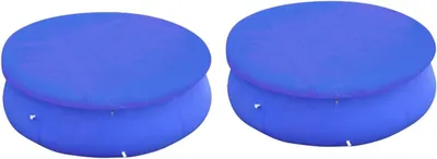 Obrázok produktu pre Plachta na zakrytie bazéna - Vodoodolný materiál - Priemer 335 cm - Čierna farba