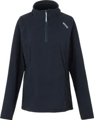 Produktbild von Regatta Great Outdoors Damen Fleece-Top Montes mit 1/4-Reißverschluss RG1953 (44 DE) (Pfauenblau/Türkis)