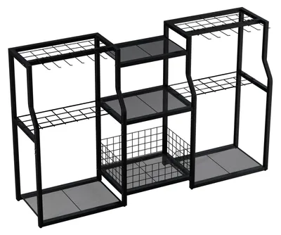 Produktbild von Werkzeugorganisator, Robustes Eisenmaterial, Platzsparendes Design, schwarz
