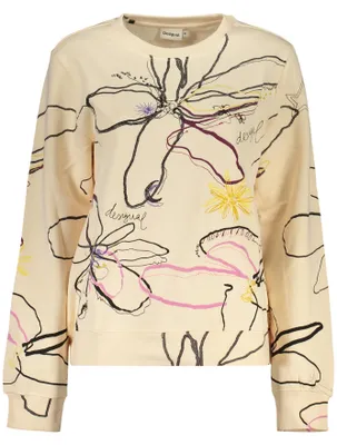 Imagen del producto de Sudadera rosa con cremallera para mujer de Desigual