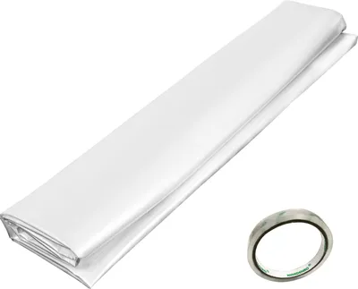 Zdjęcie produktu dla Folia szklarniowa SucceBuy, 3 x 7,6 m, grubość 15 mm, polietylen odporny na promieniowanie UV, przezroczyste tworzywo sztuczne do ogrzewania, wyjątkowa wytrzymałość
