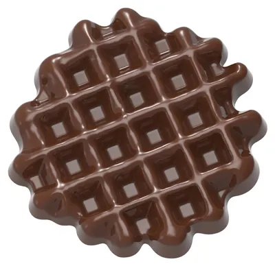 Produktbild von Schokoladenform Pralinenform WAFFEL Layout 2x5=10 Mulden CHOCOLATE WORLD