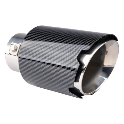 Productafbeelding van AMiO 04065 Uitlaatbescherming, eindstuk, afwerking, carbon, roestvrij staal