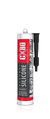 Produktbild von CX80 Neutral Silikon Schwarz 310ml Dichtmasse UV beständig