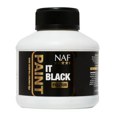 Produktbild von NAF Hufglanzpolitur Paint it Black, Größe:250 ml