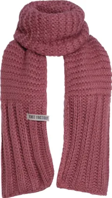 Produktbild von Knit Factory Alex Schal - Stone Red - 200x45 cm