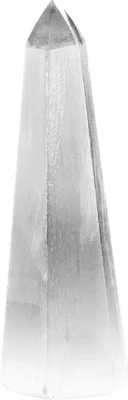 Produktbild von Selenit Sechseck Turm 14x4cm – Sechseckiger Turm für Energiearbeit und Heilung