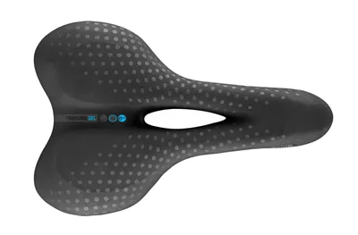 Zdjęcie produktu dla San Marco Trekking Gel Open Small 30-60° Schwarzer Wildledersattel