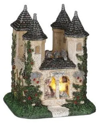 Productafbeelding van Kasteel van Doornroosje battery operated l9xb9xh11cm Kerst Efteling Luville