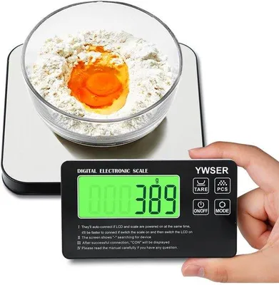 Immagine prodotto di Bilancia da cucina digitale con display separato e alta precisione, adatta a molteplici utilizzi
