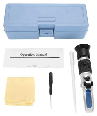Salinitäts-Refraktometer 0-10% für Aquarien, ATC digital