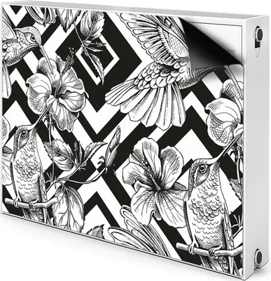 Produktbild von Magnet Radiator Magnet Mat Heizkörper Heizung Verkleidung Abdeckung 80x60 cm  - Humor