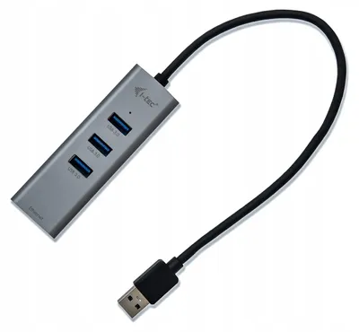 Produktbild von I-Tec U3METALG3HUB USB 3.0 Hub mit Gigabit Ethernet