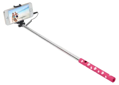 Image de Ultron 173951 selfie stick Smartphone Rose, Argent, Blanc