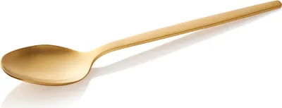 Produktbild von 12x Menülöffel ALEX GOLD, mit gold, matte PVD Beschichtung, 21 cm, Chromnickelstahl 18/10