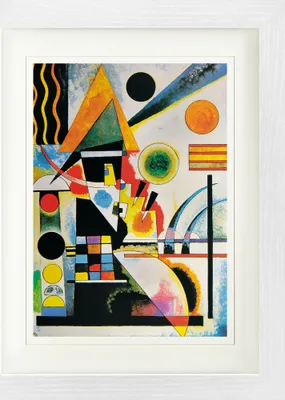 Produktbild von Wassily Kandinsky Gerahmtes Bild Mit Edlem Passepartout | Wand-Bilder | Im Bilderrahmen - Balancement, 1925 (40 x 30 cm)