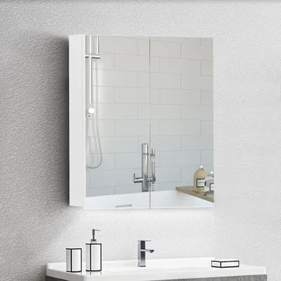 Immagine prodotto di Mobile da bagno con specchi e ripiano regolabile