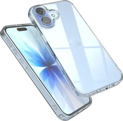 Produktbild von EAZY CASE Clear Hülle kompatibel mit Apple iPhone 17, Schutzhülle Silikon, dünnes Cover, Slimcover Handyhülle, Backcover Transparent