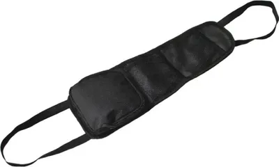Image de Sac de rangement pour voiture Suspension à l'arrière avec filet Organisateur de porte-boissons multi-poches