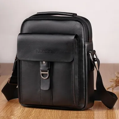 Zdjęcie produktu dla Męska Torba Crossbody WEIXIER NO-15415 - Czarny KP15415