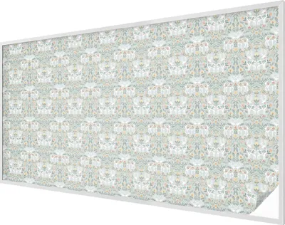 Obrázok produktu pre Vitrážová fólia na okno - 116x200 cm - vitrážový vzor - nepriehľadná dekoratívna fólia na ochranu súkromia - samolepiaca, UV ochrana - kvety jeleňa