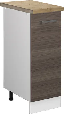 Produktbild von Apothekerschrank Vicco R-Line Edelgrau 30 cm , AP Eiche, Model 46513