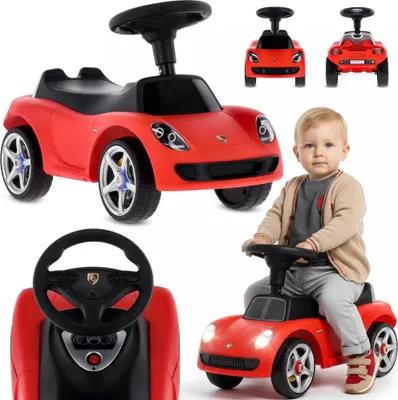 Obrázek produktu pro Odrážedlo Odrážedlo Dětské autíčko Hračka od 18 měsíců Porsche Carrera GT červené