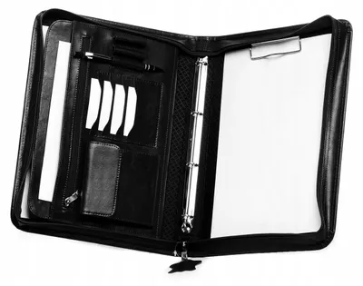 Produktbild von SOLOME LW07 A4 Leder Aktentasche Dokumenten Schwarz