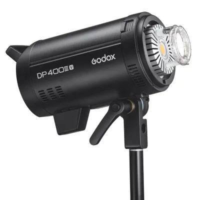 Zdjęcie produktu dla Godox DP400III V – lampa studyjna, 400W, mocowanie Bowens, wskaźnik LED