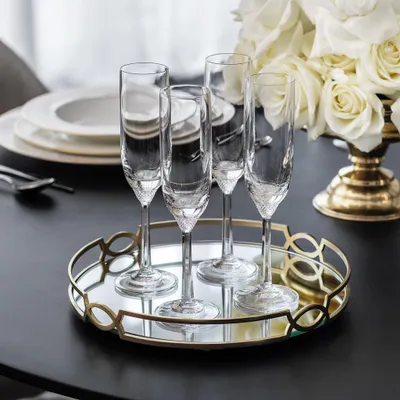 Produktbild von Villeroy & Boch Vorteilset 4 Stück Octavie Sektkelch Kristallglas klar 1173900070