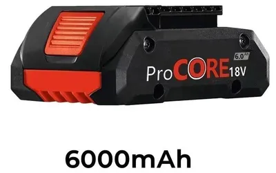 Produktbild von Akku/Akkupack für Elektrowerkzeuge - 18V Li‑Ion - Kapazität 6000 mAh (6,0 Ah) - Wiederaufladbar - Für kabellose Werkzeuge - Nur Akku - 1 Stück