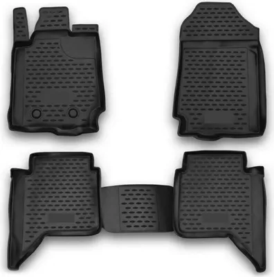 Zdjęcie produktu dla 2012-2022 Dywaniki podłogowe Ford Ranger DoubleCab gumowe czarne