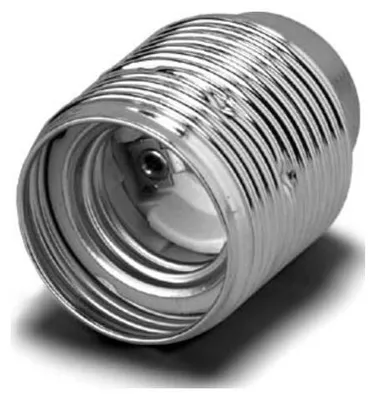 Productafbeelding van VOSS Metall fitting E27, messing, artikelnummer 102842, buitendiameter, schroefdraad M10X1